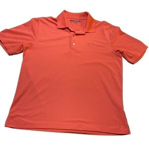 Greg Norman polo shirt salmon color like new men’s size large